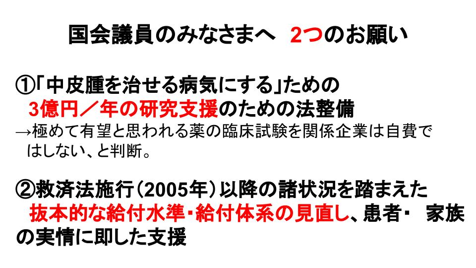 アスベスト救済法改正
